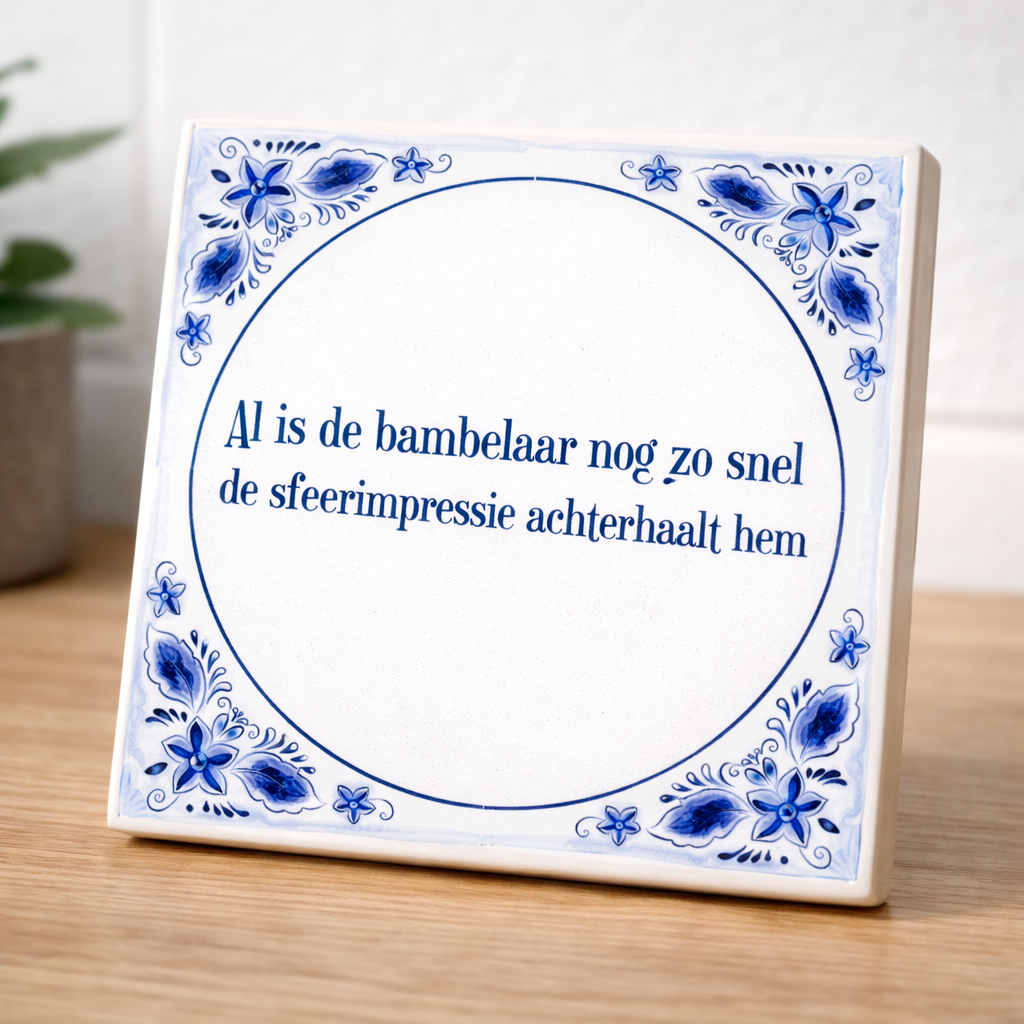 Superkartel Tegel - Al is de bambelaar nog zo snel